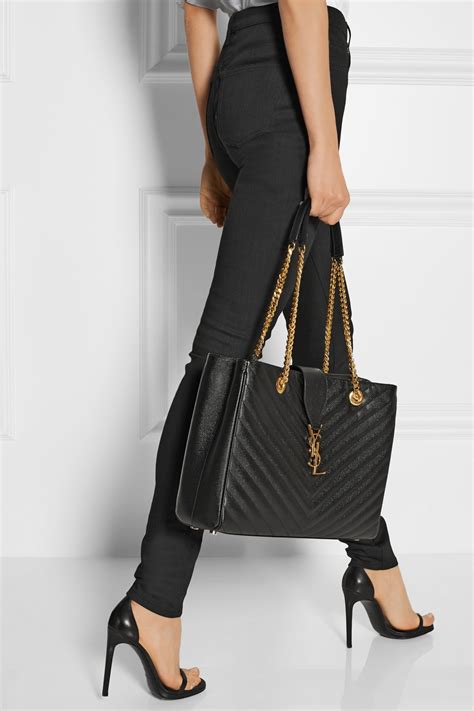 saint laurent black tote|yves saint laurent large tote.